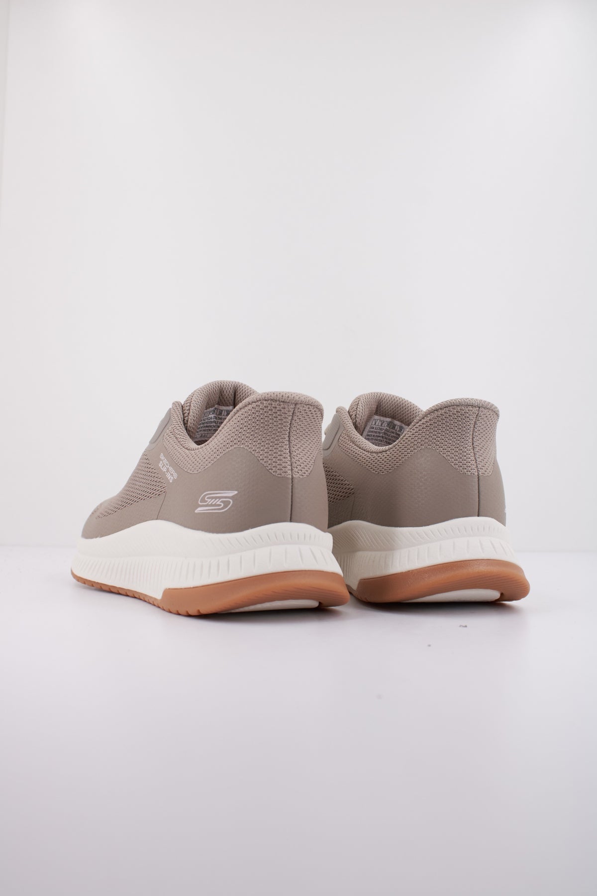 SKECHERS BOBS SQUAD STAPLE LOOK en color MARRON CLARO (4)