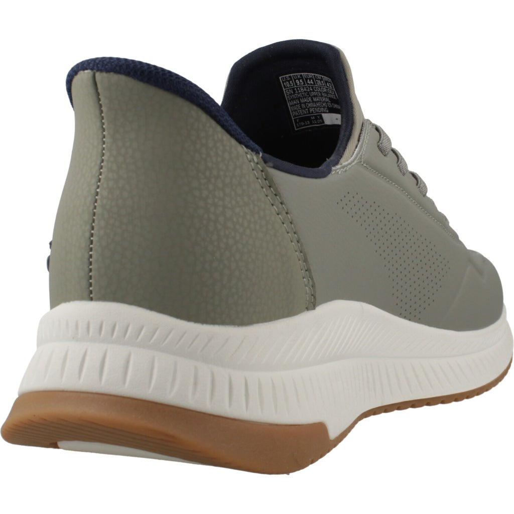SKECHERS SLIP-INS BOBS SQUAD - DIRECT STEP en color VERDE (3)