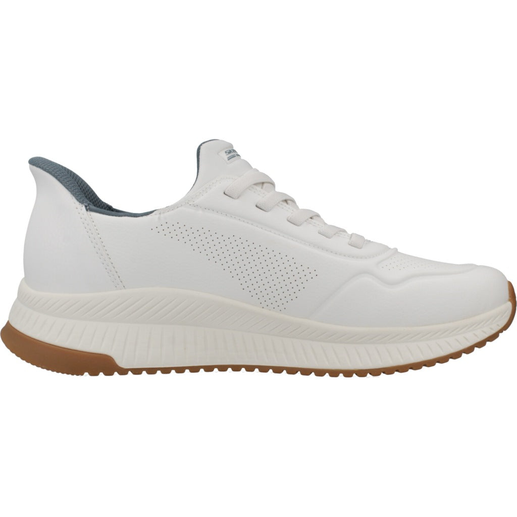 SKECHERS SLIP-INS BOBS SQUAD - DIRECT STEP en color BLANCO (4)