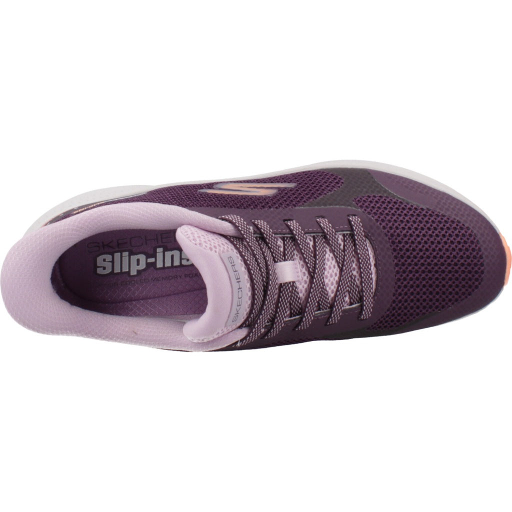 SKECHERS GO RUN ELEVATE . BANYAN en color VIOLETA  (7)