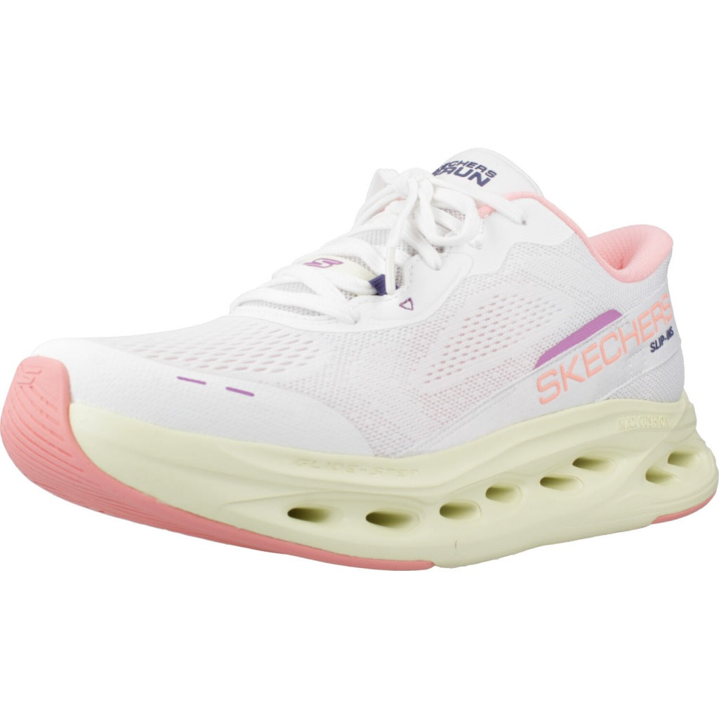 SKECHERS MAX CUSHIONING GLIDE STEP en color BLANCO (1)