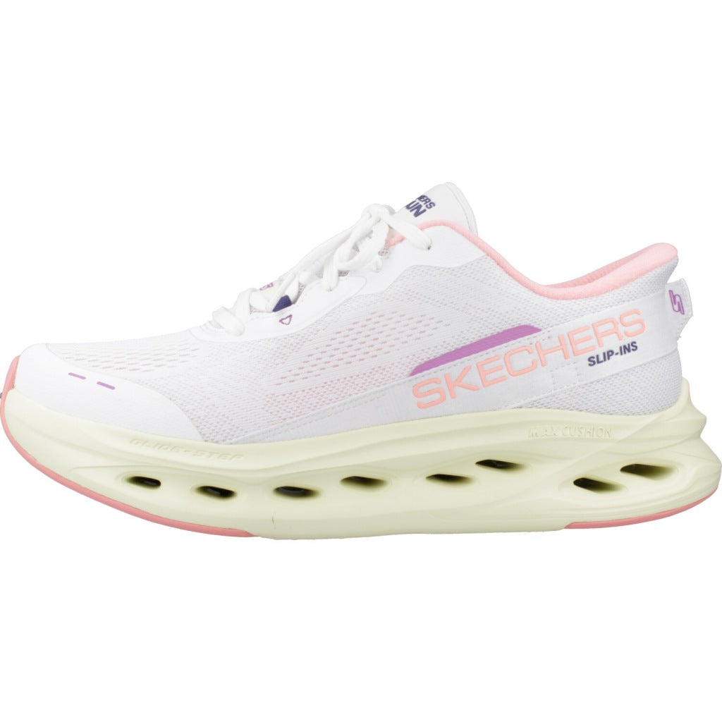 SKECHERS MAX CUSHIONING GLIDE STEP en color BLANCO (2)