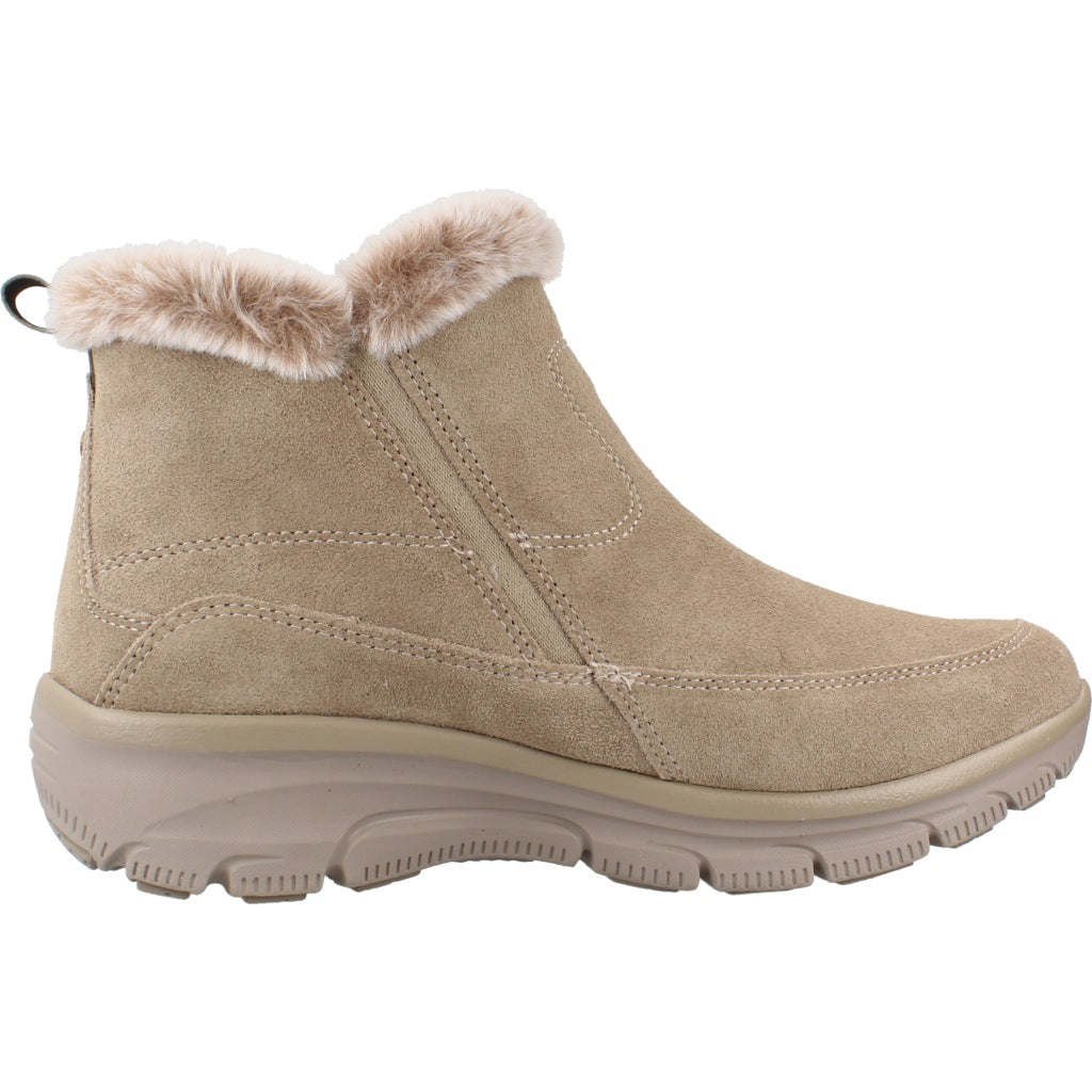 SKECHERS EASY GOING COOL ZIP en color MARRON CLARO (4)