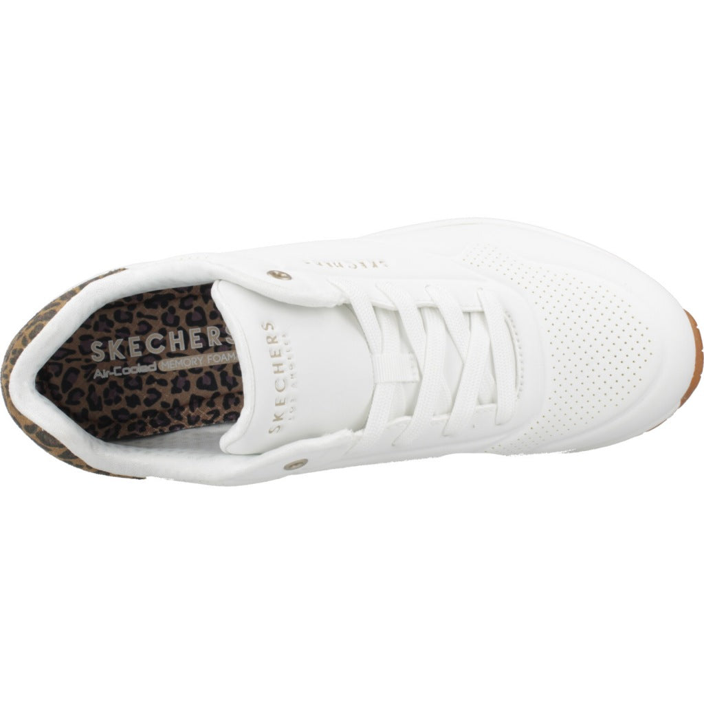 SKECHERS UNO JUNGLE NITE en color BLANCO  (7)