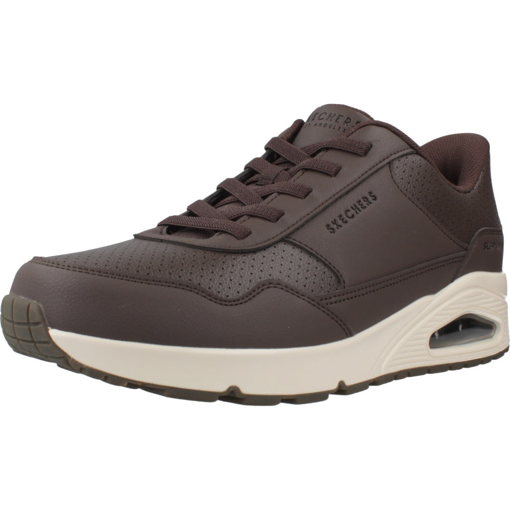 SKECHERS UNO-BANKSIA LUXE en color MARRON (1)