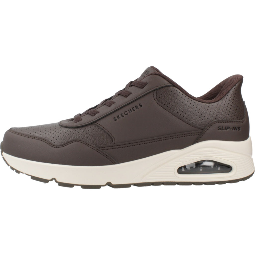 SKECHERS UNO-BANKSIA LUXE en color MARRON (2)