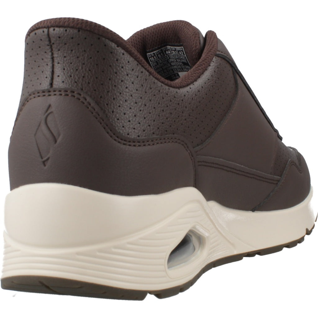 SKECHERS UNO-BANKSIA LUXE en color MARRON  (3)