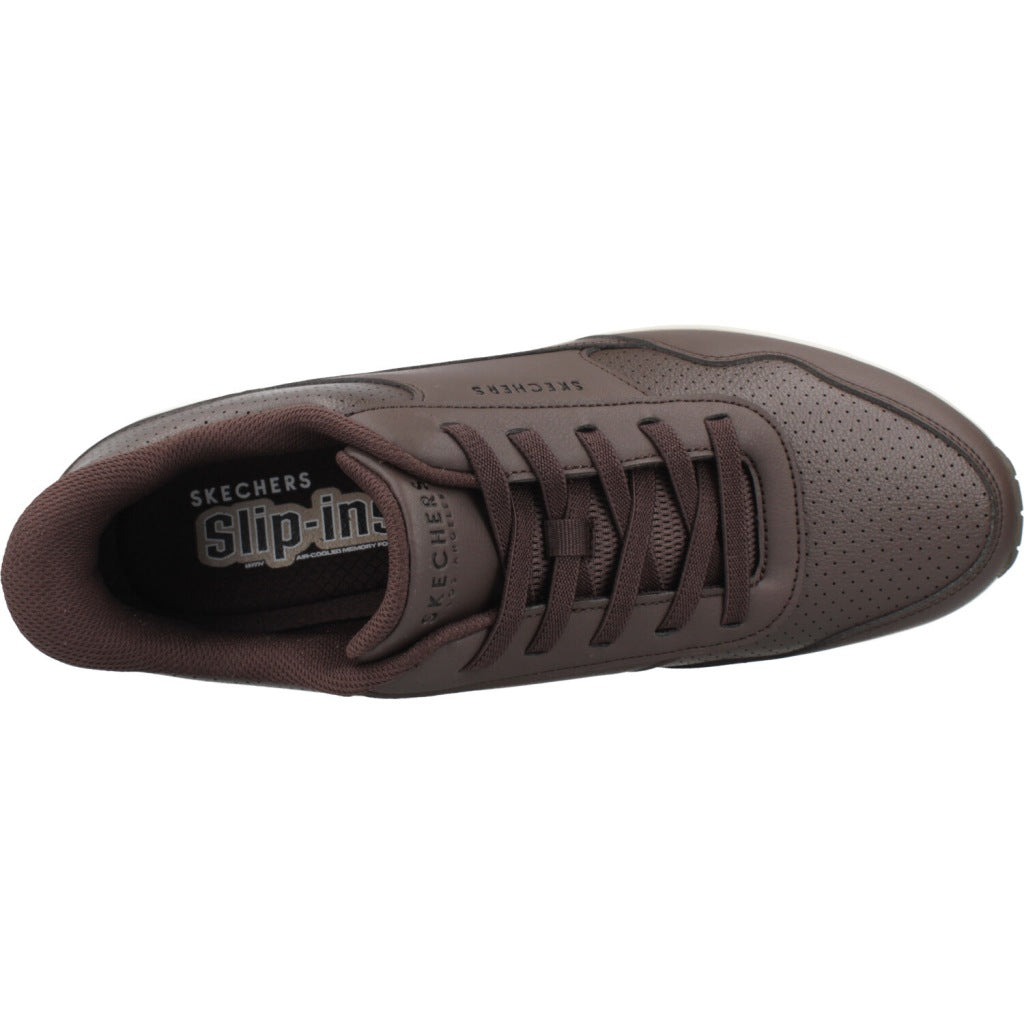 SKECHERS UNO-BANKSIA LUXE en color MARRON (7)