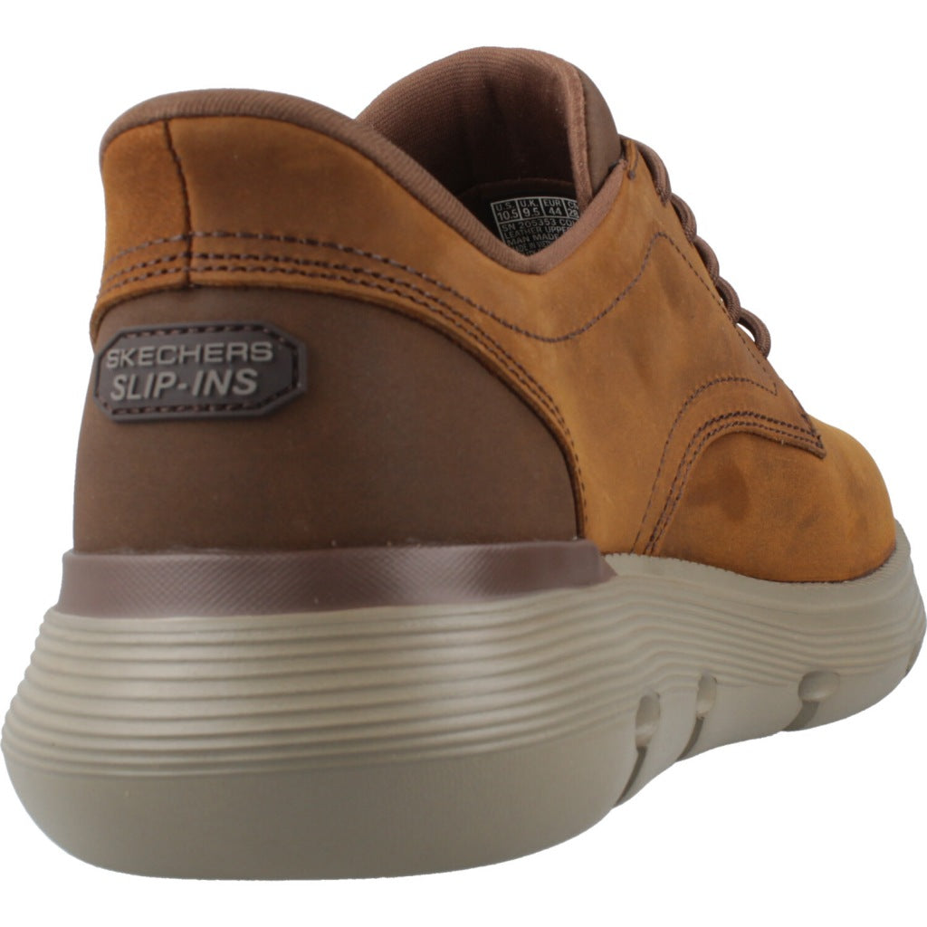 SKECHERS GARZA - DURAN en color MARRON  (3)