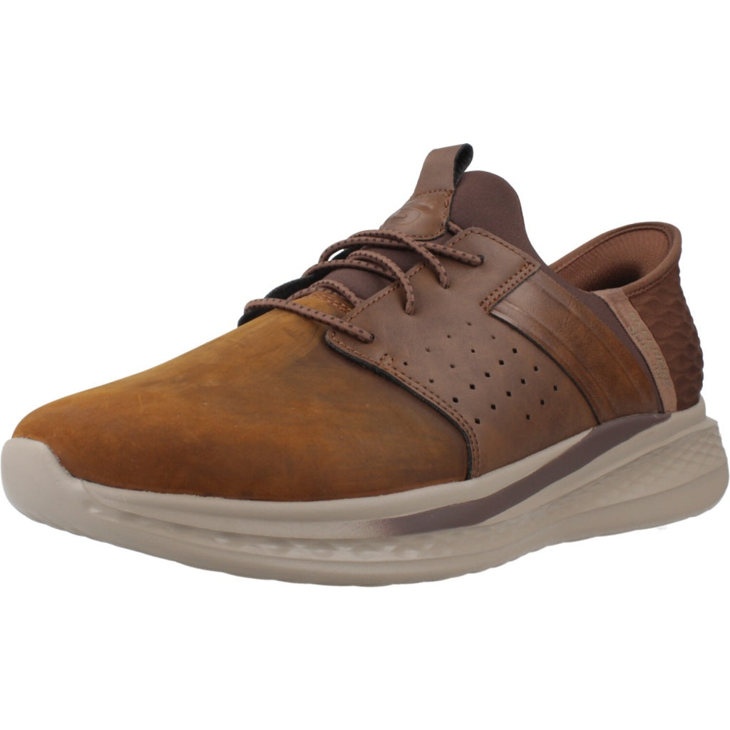SKECHERS SLIP-INS SLADE - ZACHARY en color MARRON (1)