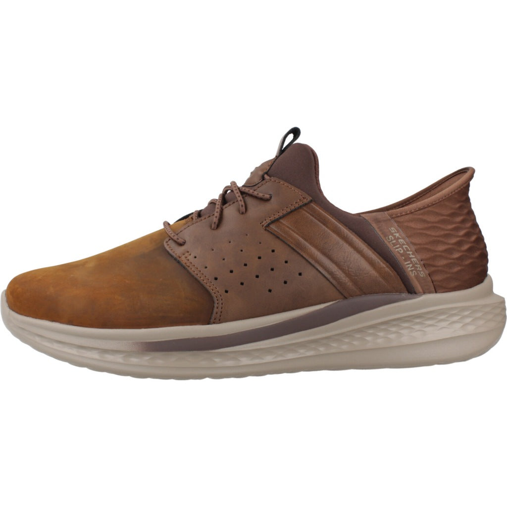 SKECHERS SLIP-INS SLADE - ZACHARY en color MARRON (2)