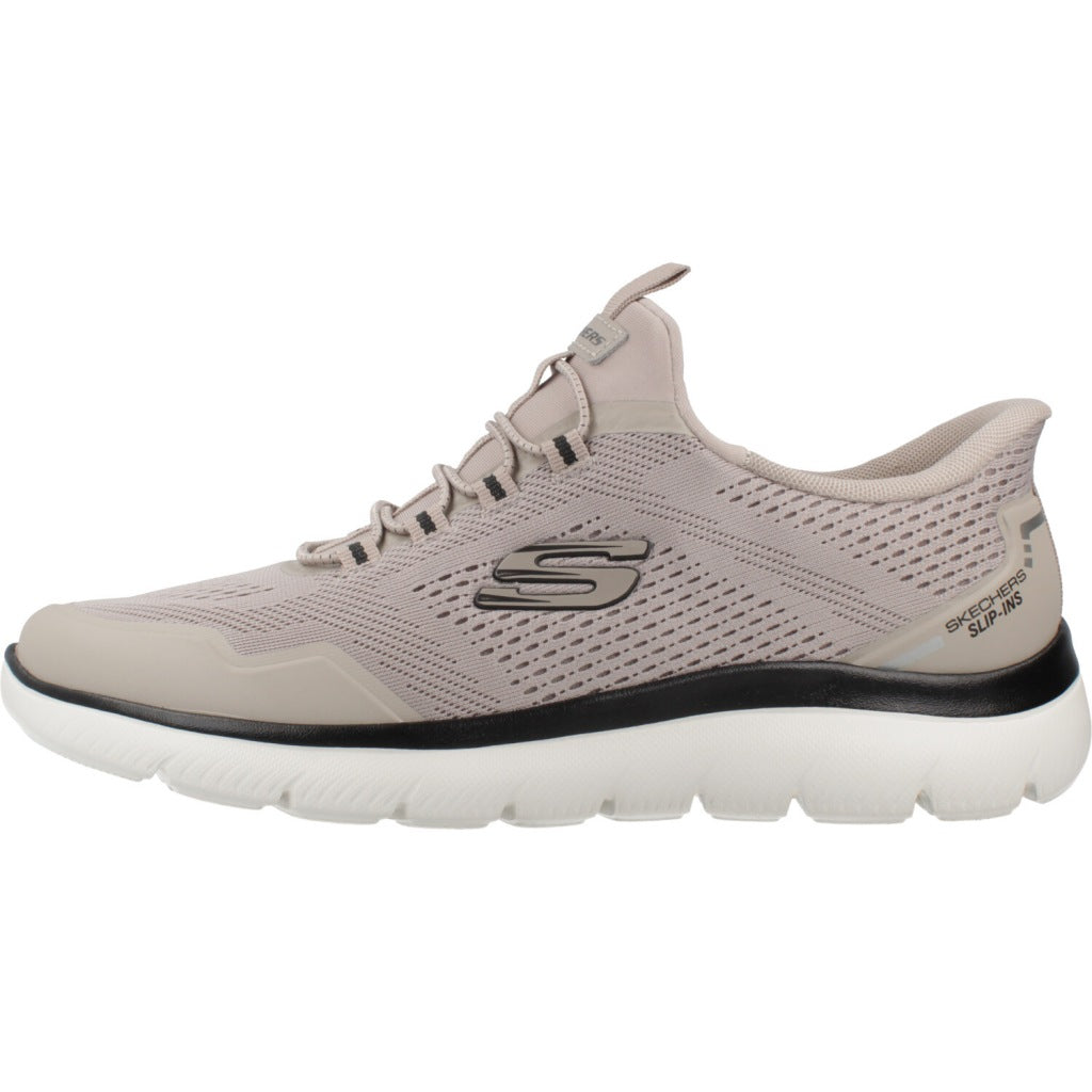 SKECHERS SUMMITS-TOP RATE en color MARRON CLARO (2)