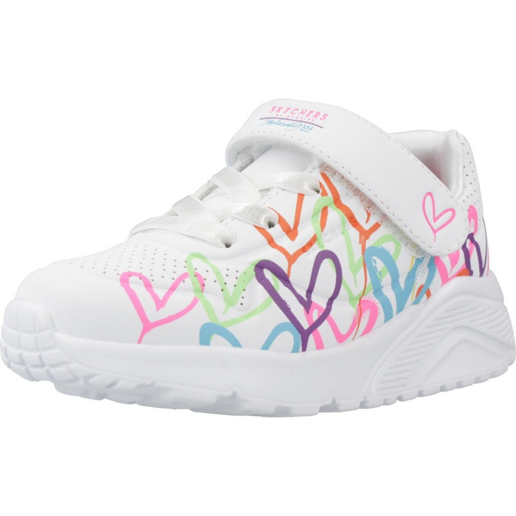 SKECHERS UNO LITE LOVE LEVITATE en color BLANCO (1)