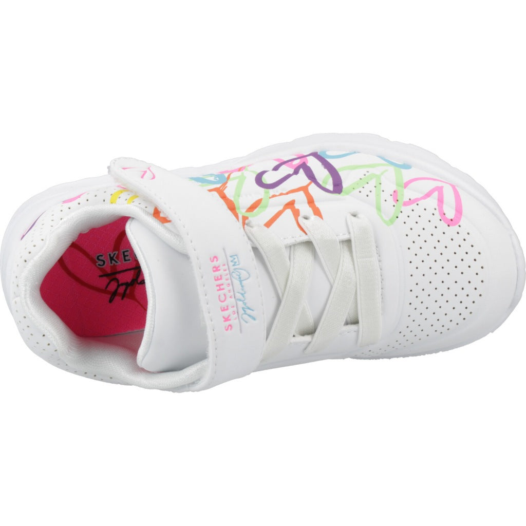 SKECHERS UNO LITE LOVE LEVITATE en color BLANCO (7)