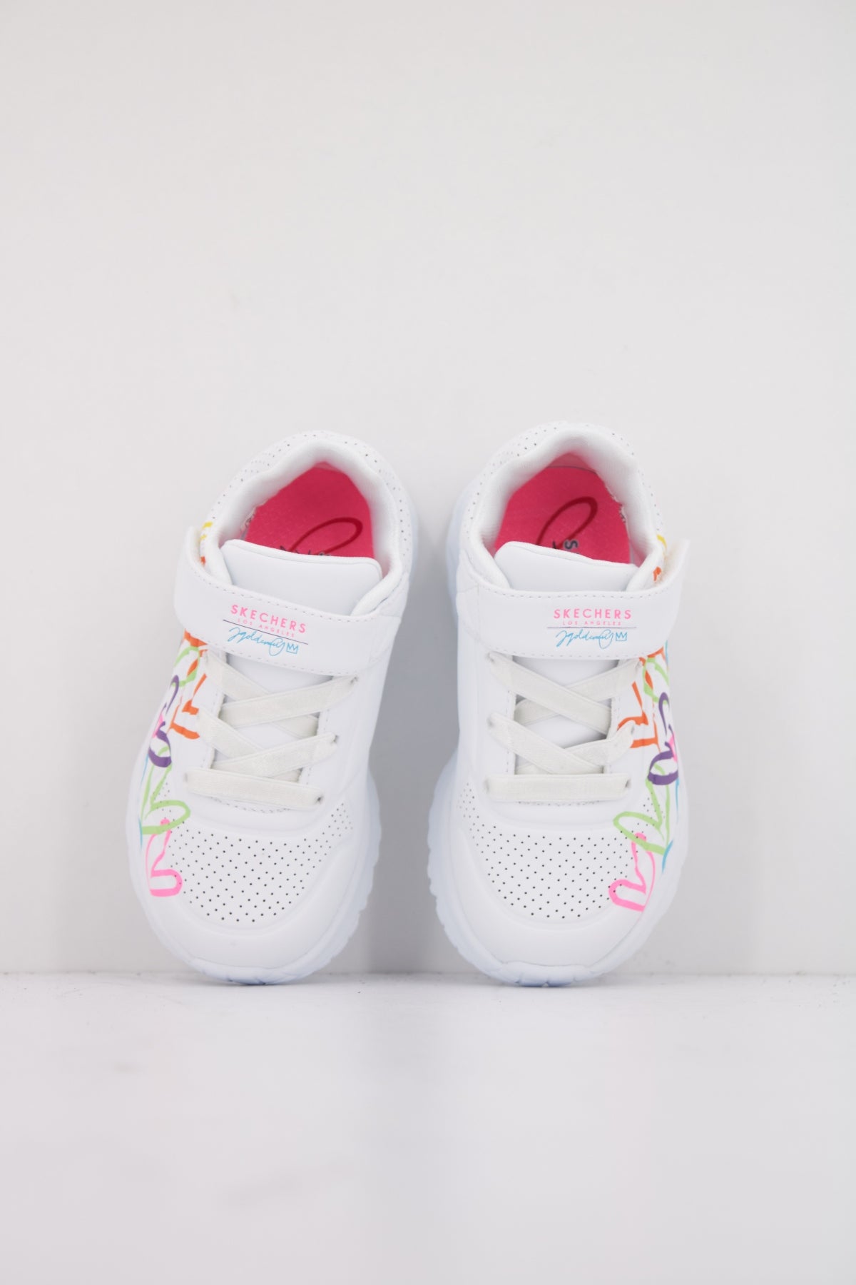 SKECHERS UNO LITE LOVE LEVITATE en color BLANCO (3)