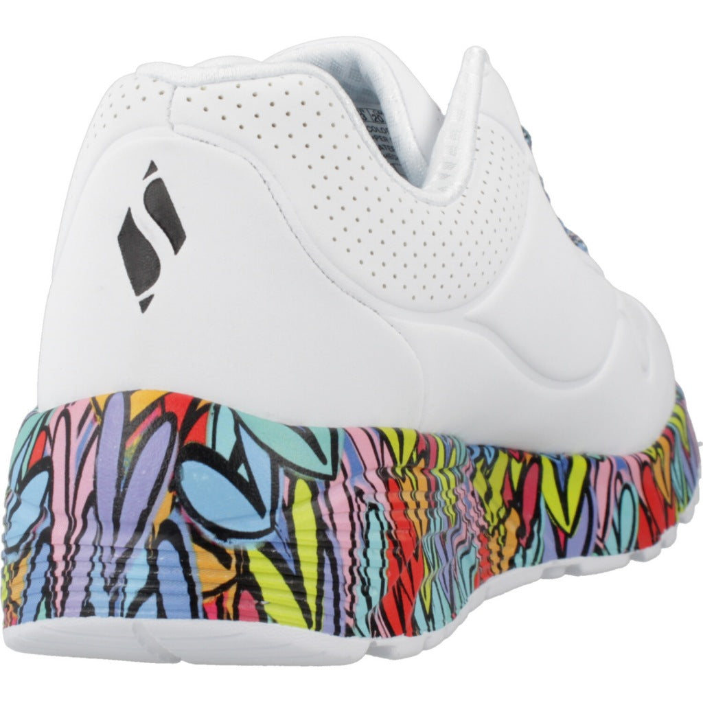 SKECHERS UNO LITESUBTLE LOVE en color BLANCO (3)
