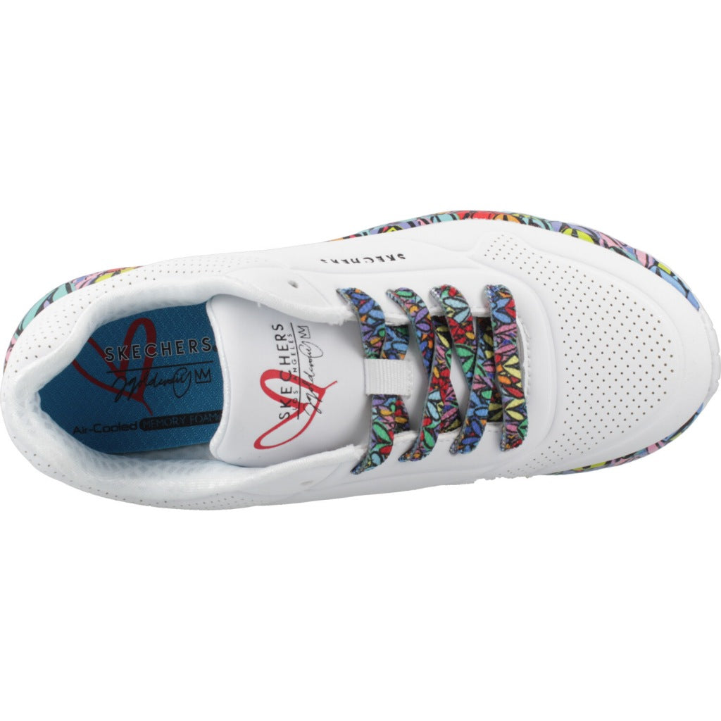 SKECHERS UNO LITESUBTLE LOVE en color BLANCO (7)
