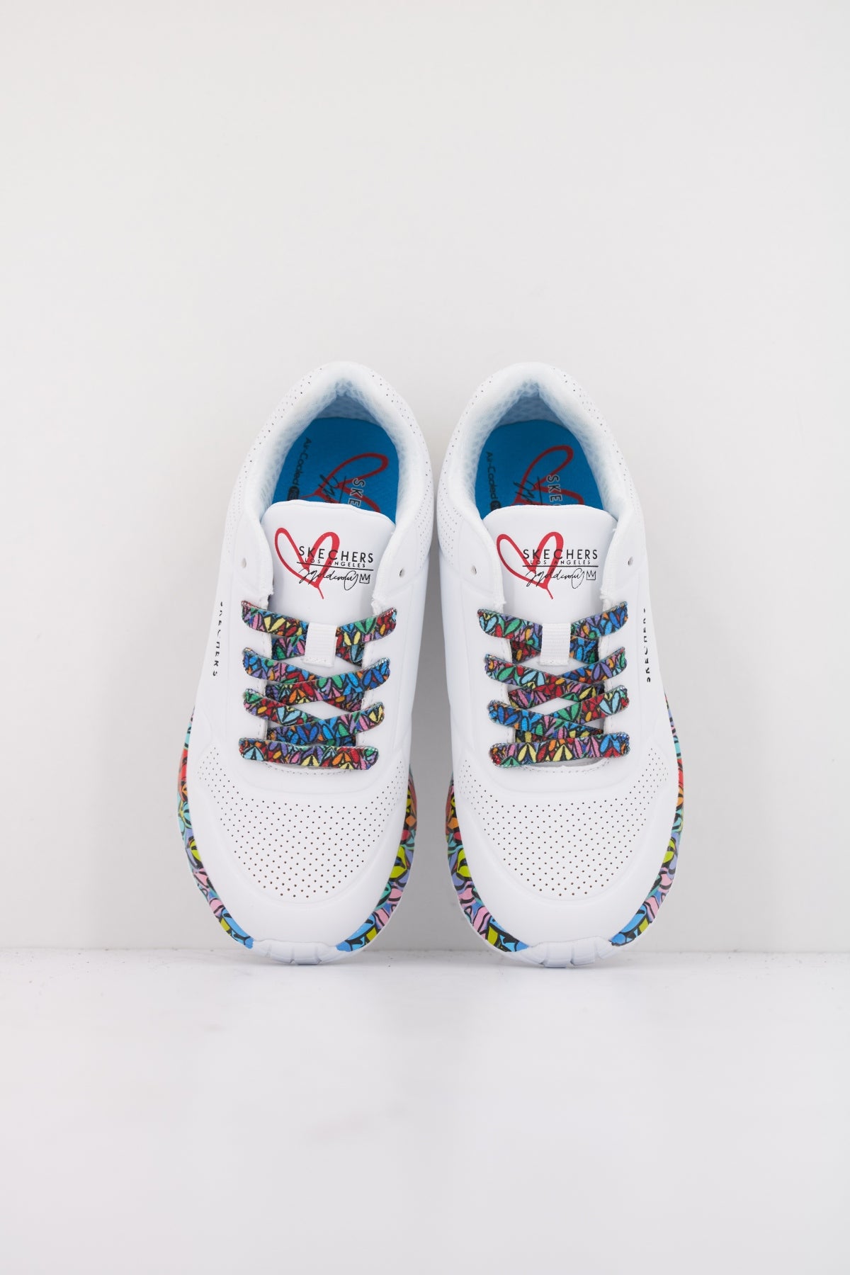 SKECHERS UNO LITESUBTLE LOVE en color BLANCO  (3)
