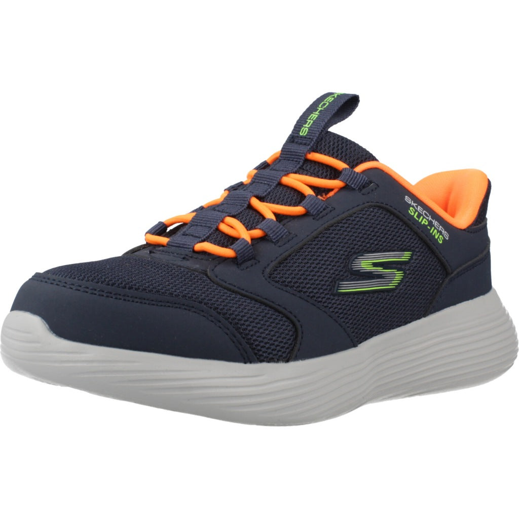 SKECHERS SLIP-INS GO RUN V TURBO BRISK en color AZUL (1)