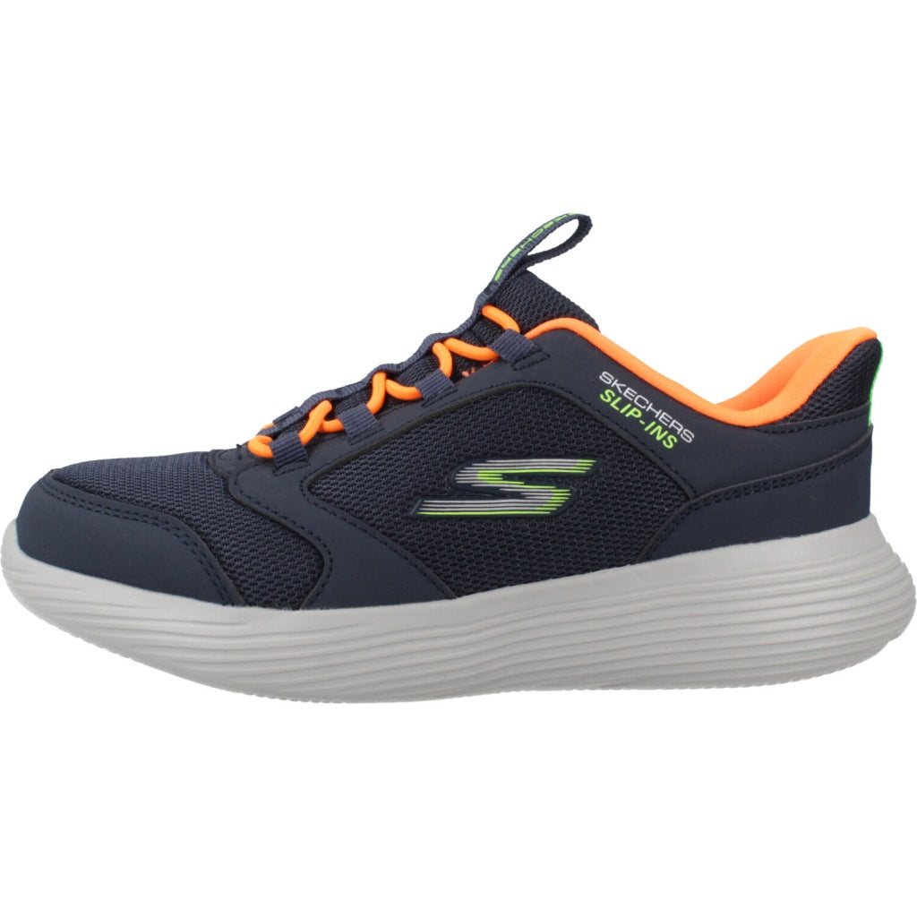SKECHERS SLIP-INS GO RUN V TURBO BRISK en color AZUL (2)