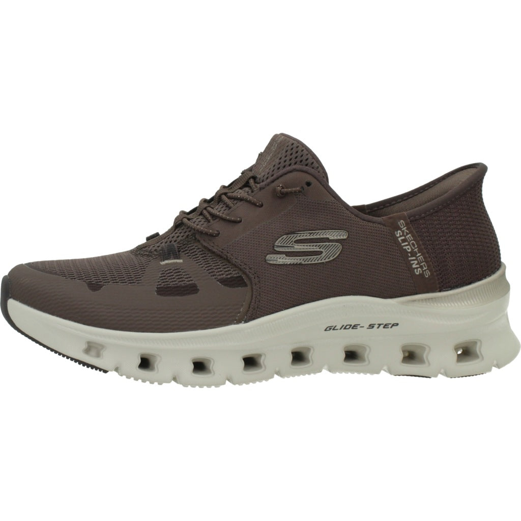 SKECHERS S GLIDE-STEP PRO RADIANT STRI en color MARRON (2)