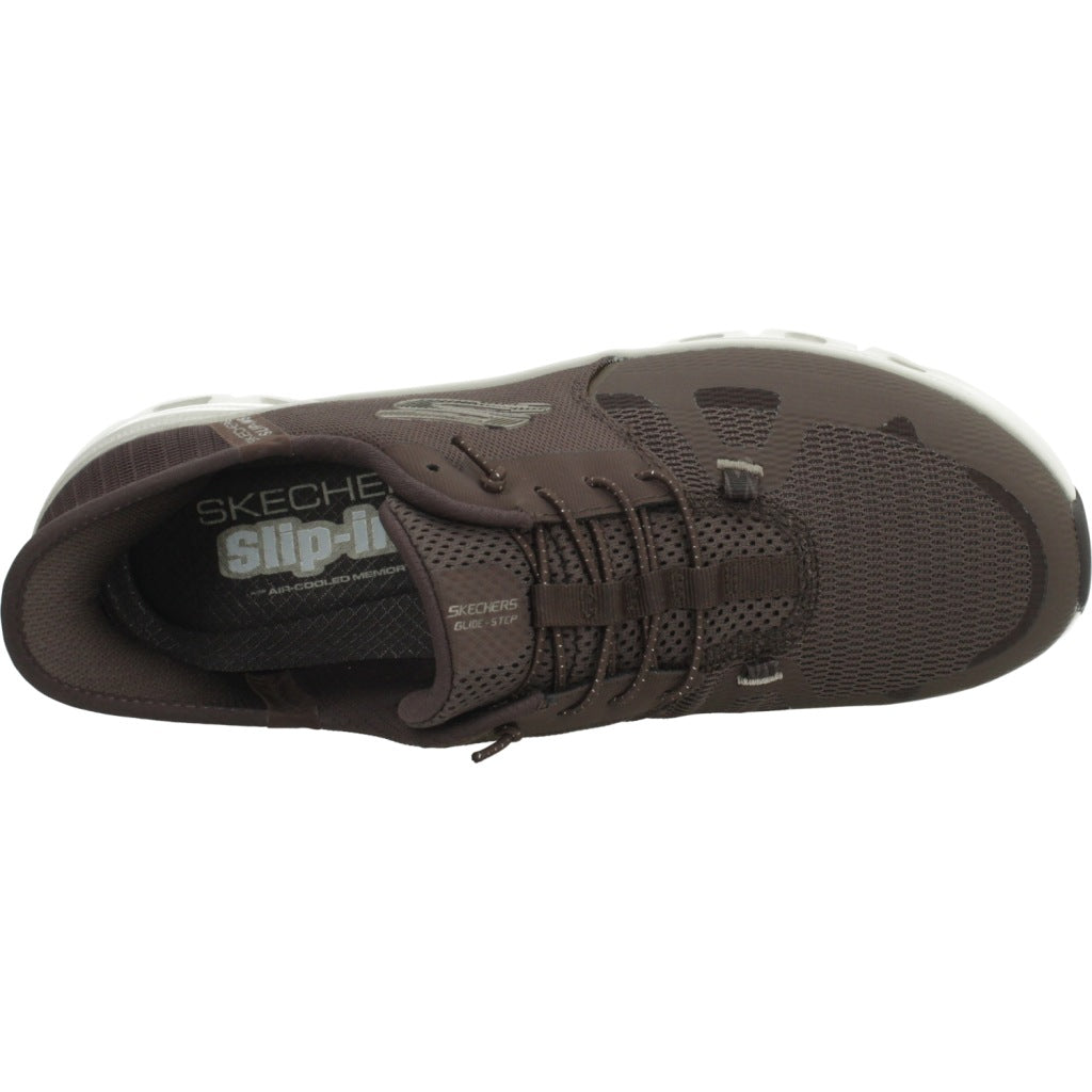 SKECHERS S GLIDE-STEP PRO RADIANT STRI en color MARRON (7)