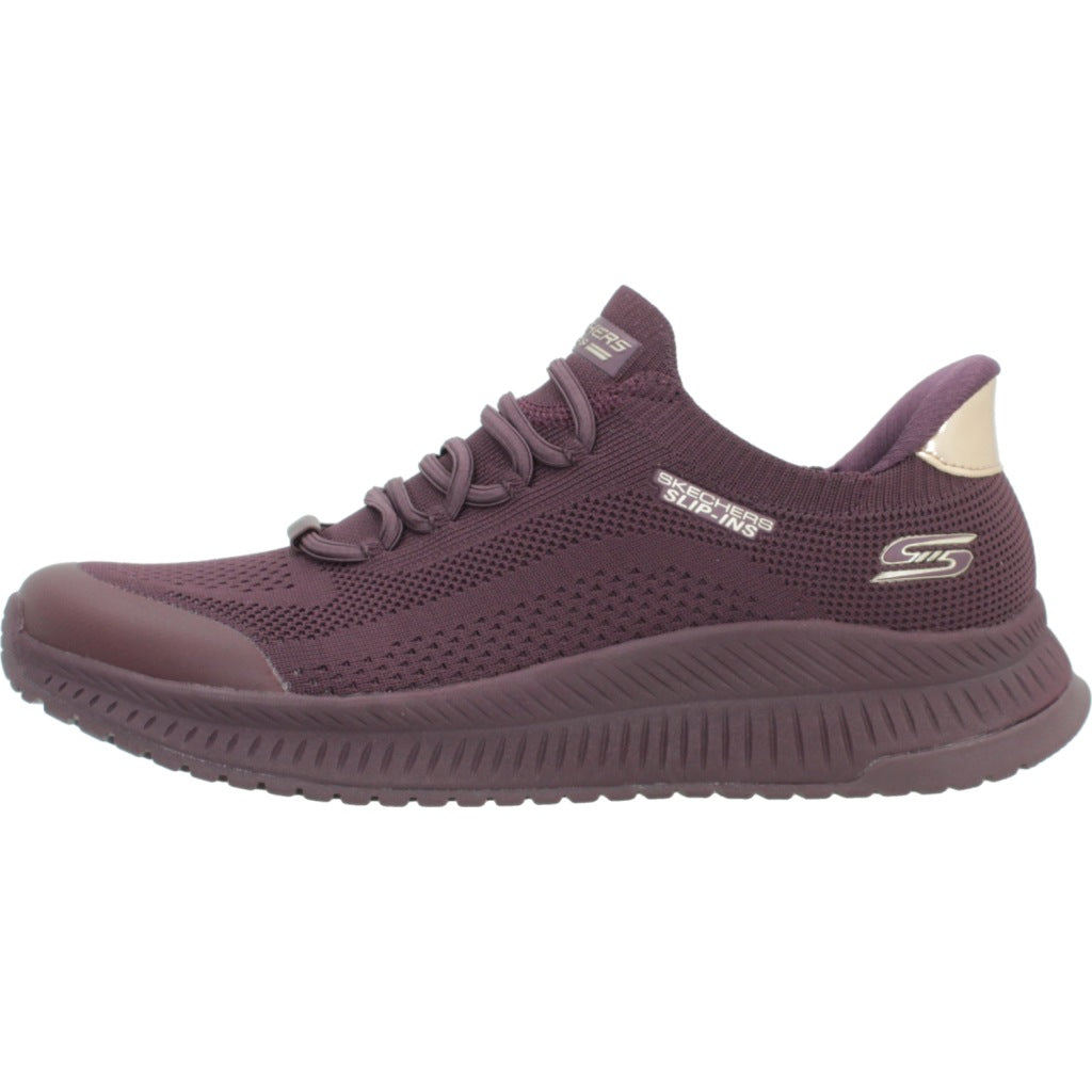 SKECHERS S BOBS SQUAD DIRE STEP en color BURDEOS (2)