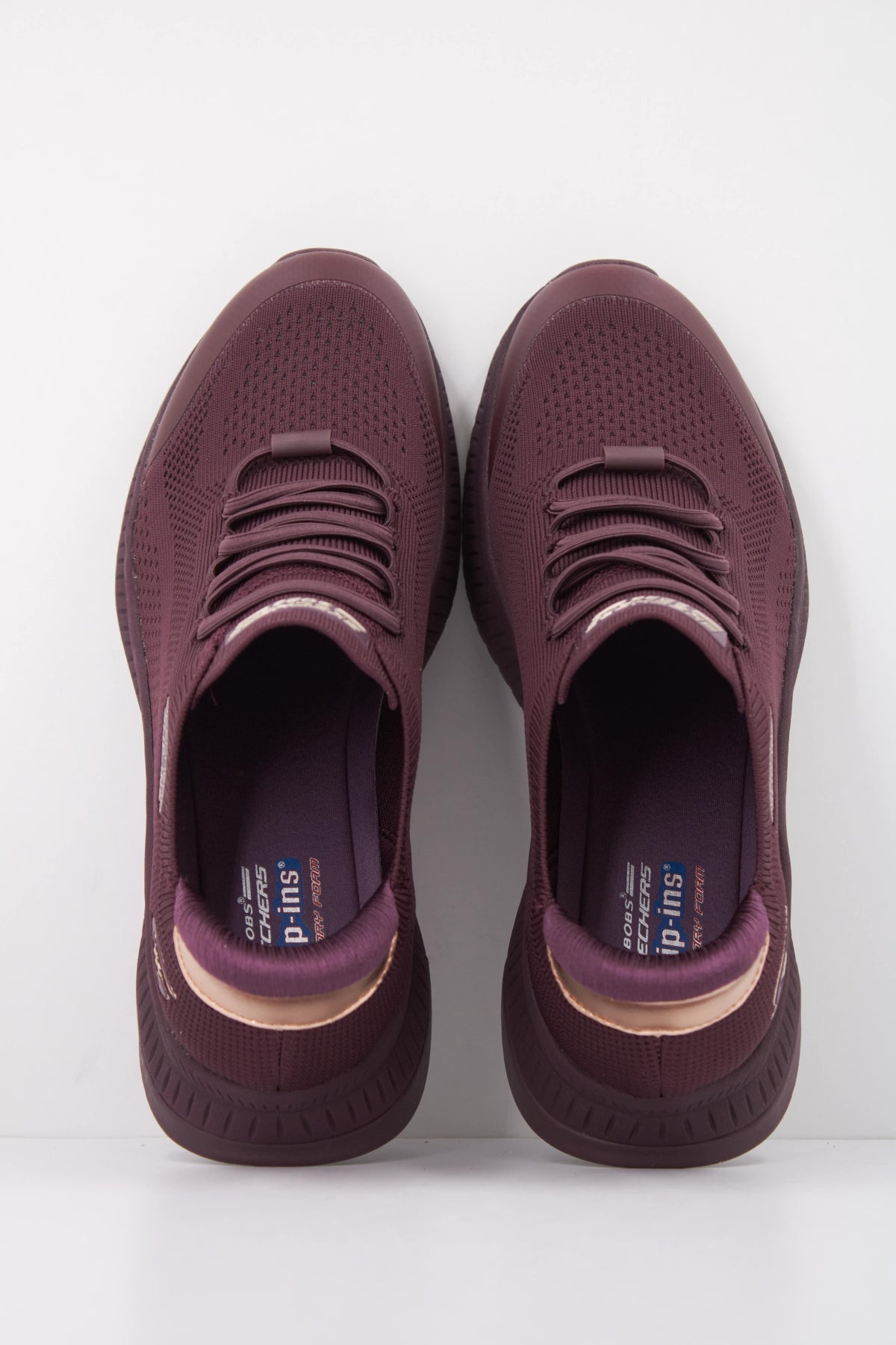 SKECHERS S BOBS SQUAD DIRE STEP en color BURDEOS (3)