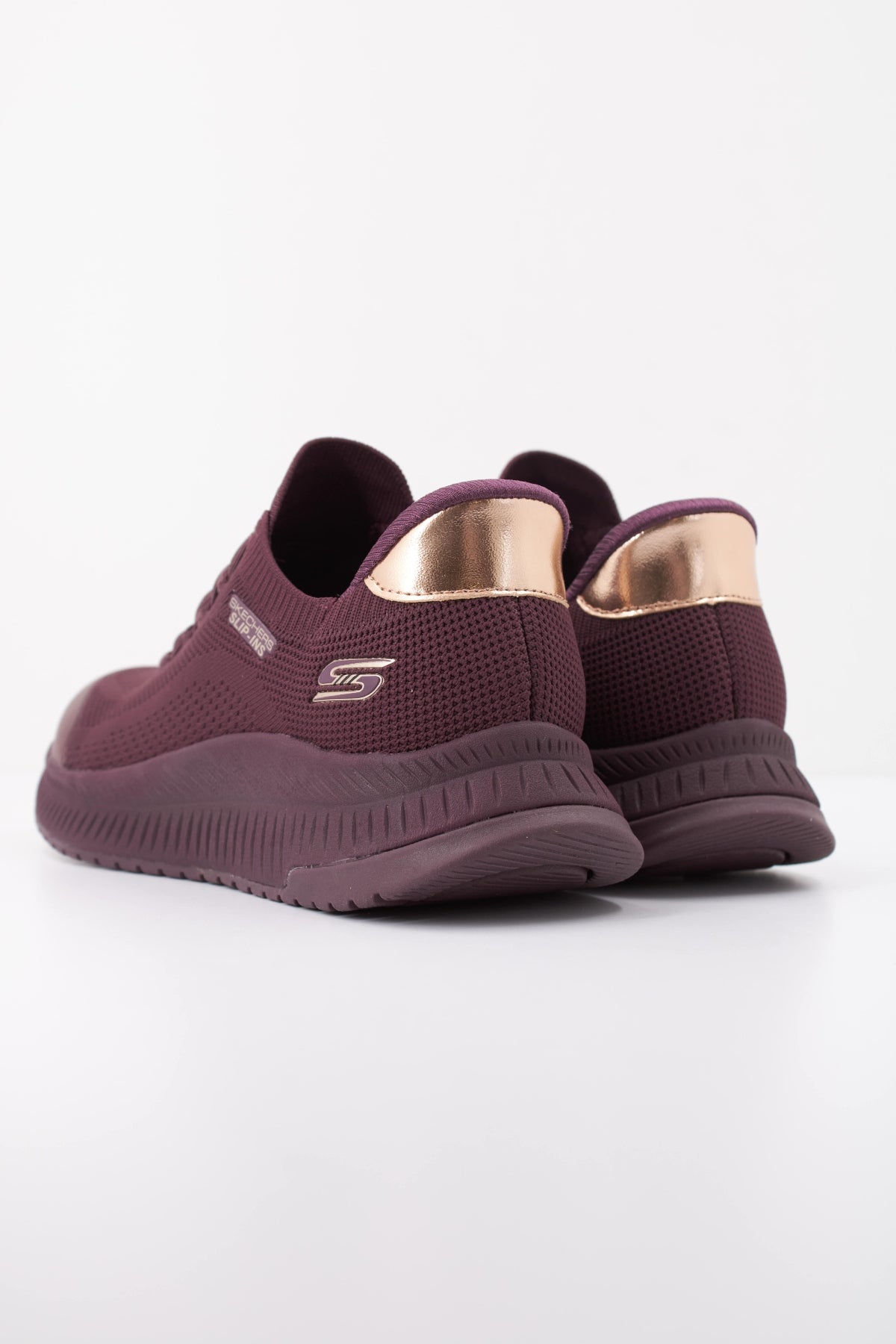 SKECHERS S BOBS SQUAD DIRE STEP en color BURDEOS (4)