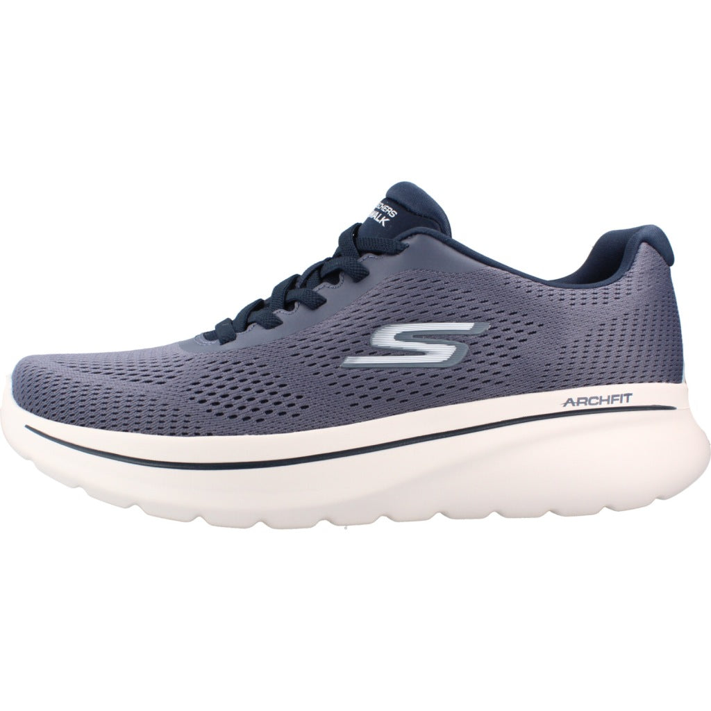 SKECHERS GO WALK ARCH FIT N JOY JUNI en color AZUL (2)