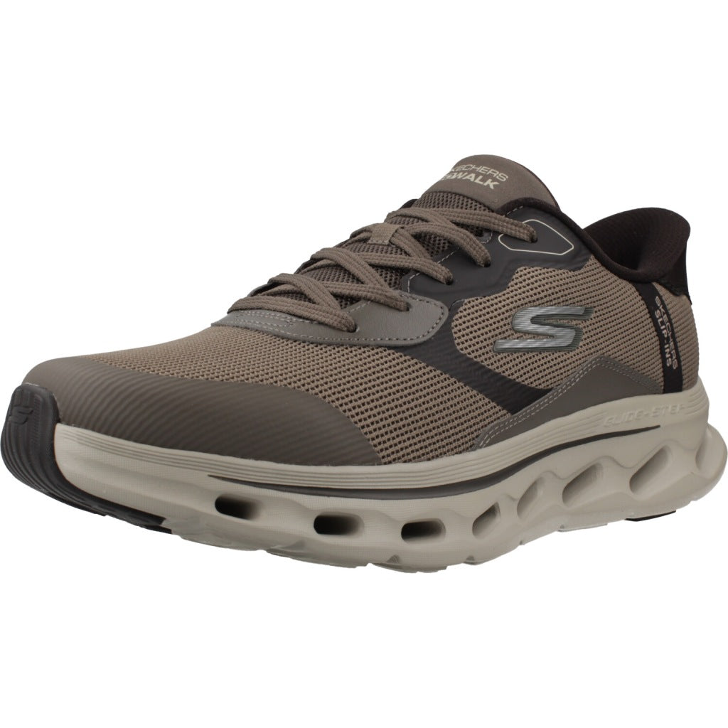 SKECHERS SLIP-INS GO WALK GLIDE STEP . ZAC en color MARRON (1)