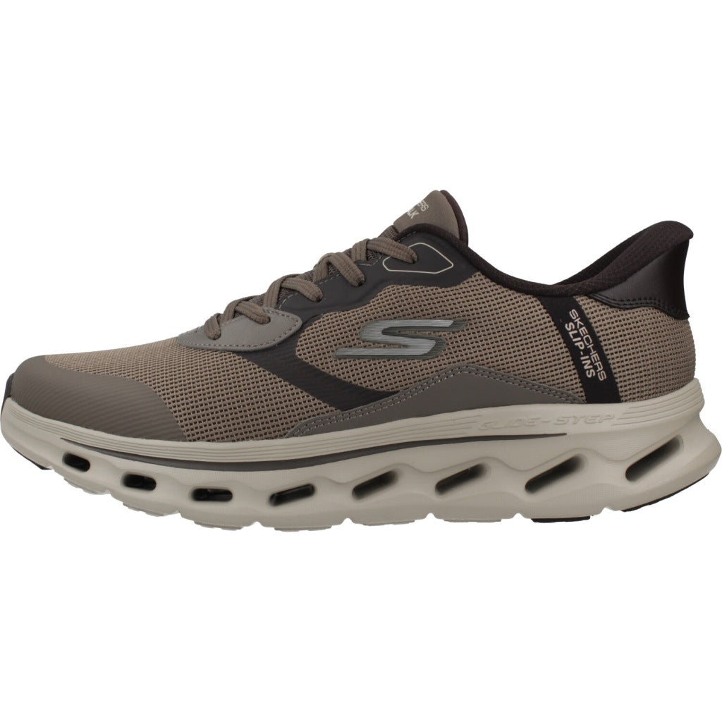 SKECHERS SLIP-INS GO WALK GLIDE STEP . ZAC en color MARRON (2)