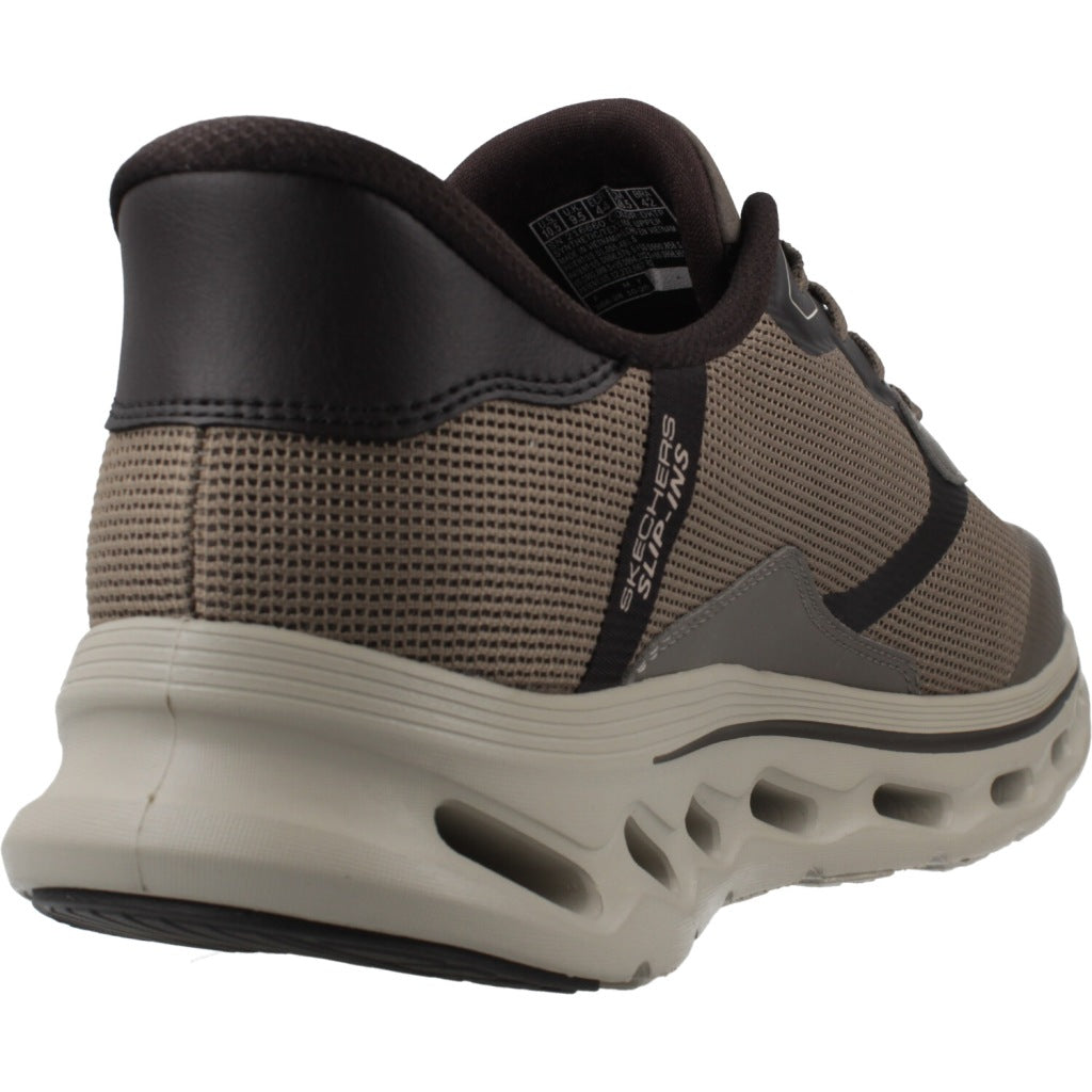 SKECHERS SLIP-INS GO WALK GLIDE STEP . ZAC en color MARRON (3)