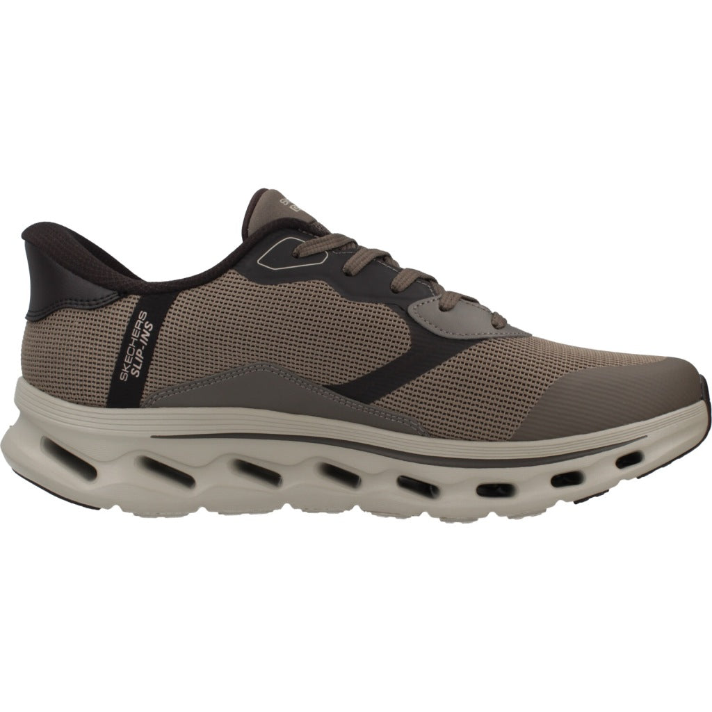 SKECHERS SLIP-INS GO WALK GLIDE STEP . ZAC en color MARRON (4)