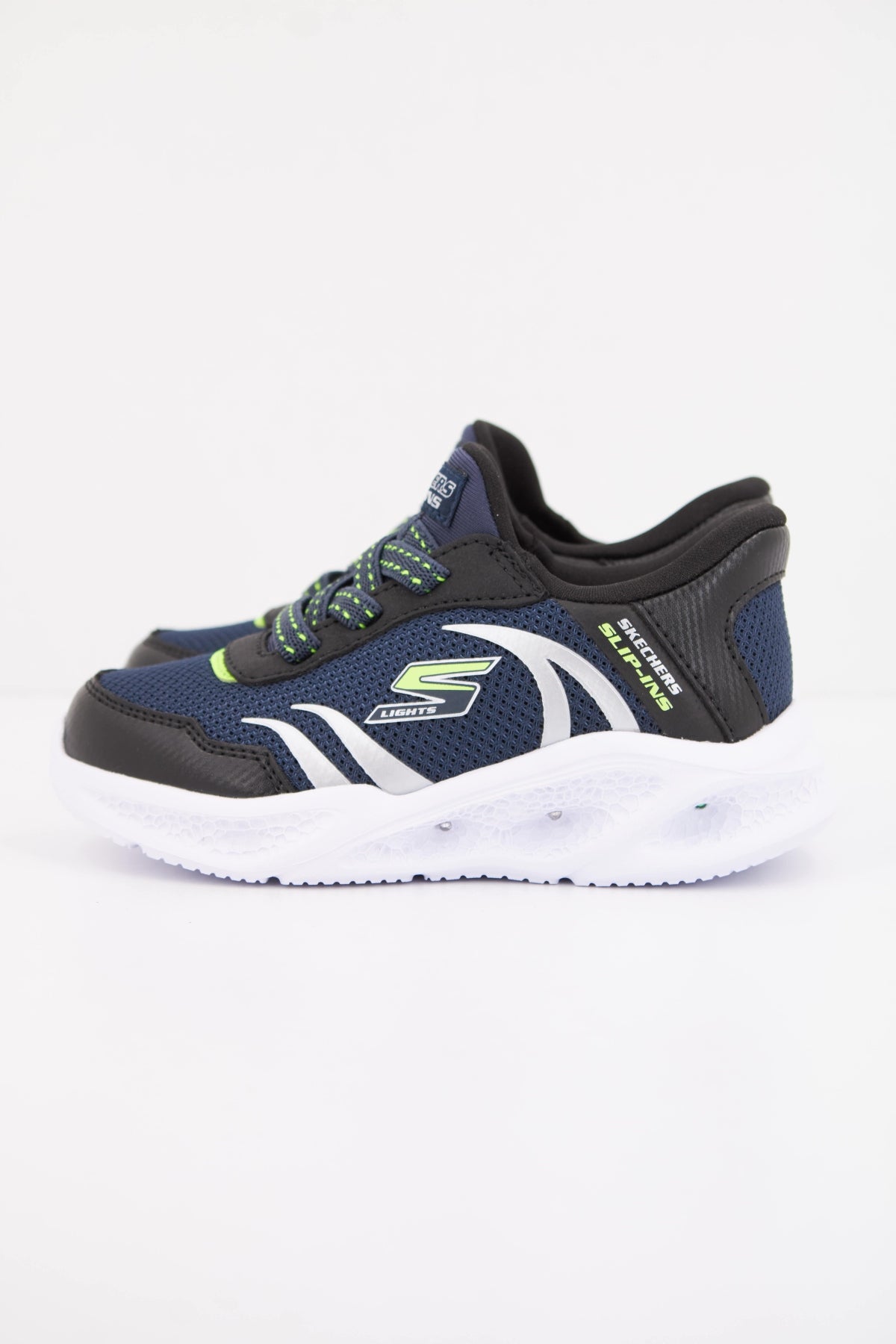 SKECHERS SLIP-INS METEOR LIGHTS en color AZUL (1)