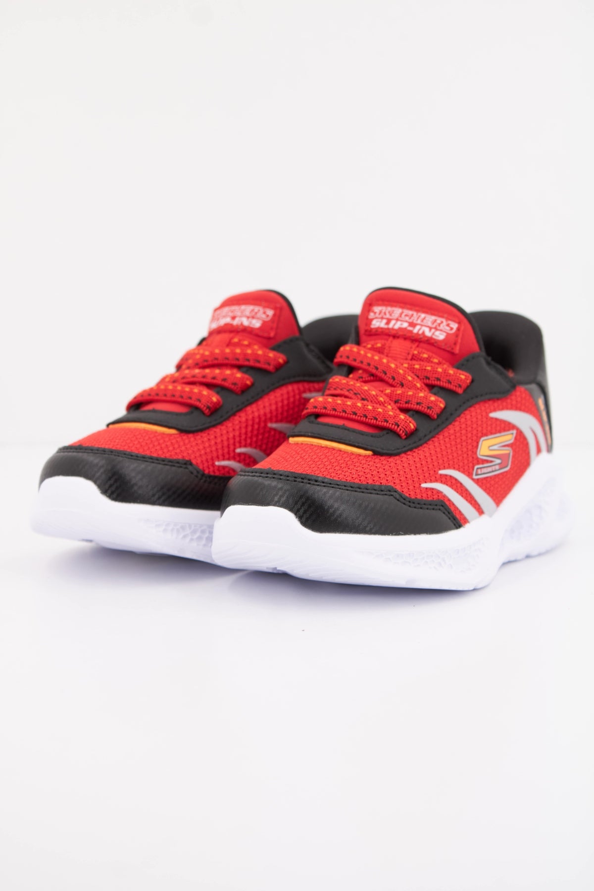 SKECHERS SLIP-INS METEOR LIGHTS en color ROJO (2)