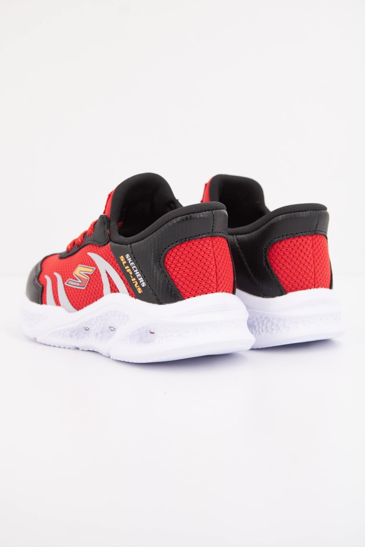 SKECHERS SLIP-INS METEOR LIGHTS en color ROJO (4)