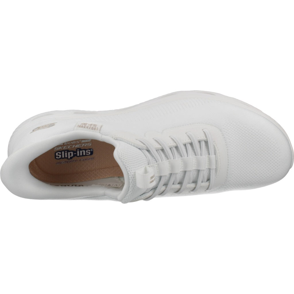 SKECHERS SLIP-INS BOBS ARC WAVES en color BLANCO (7)