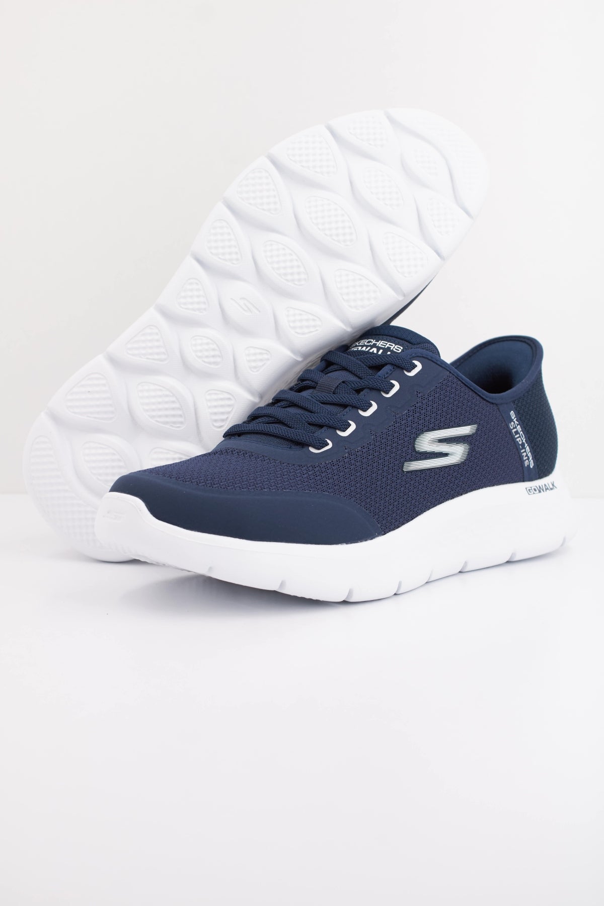 SKECHERS SLIP-INS GO WALK FLEX NETRO en color AZUL (5)
