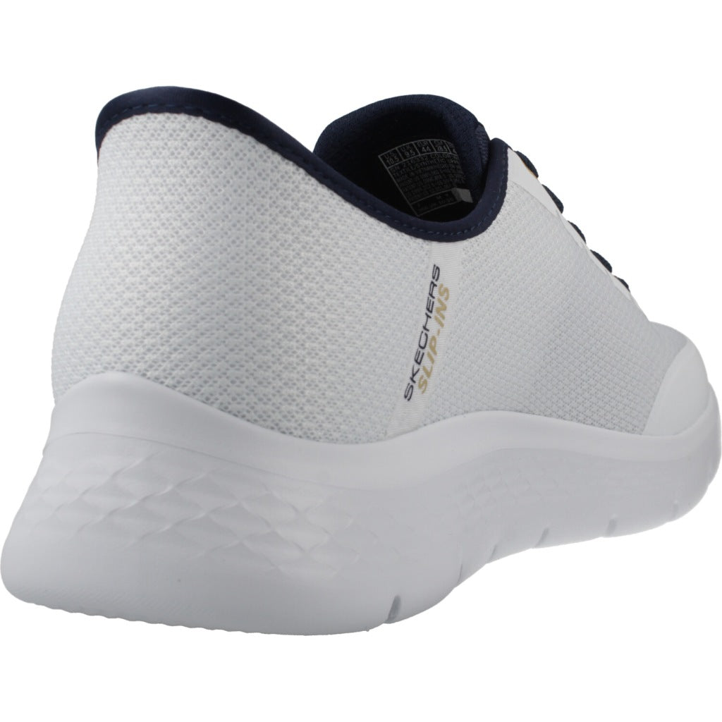 SKECHERS SLIP-INS GO WALK FLEX NETRO en color BLANCO (3)