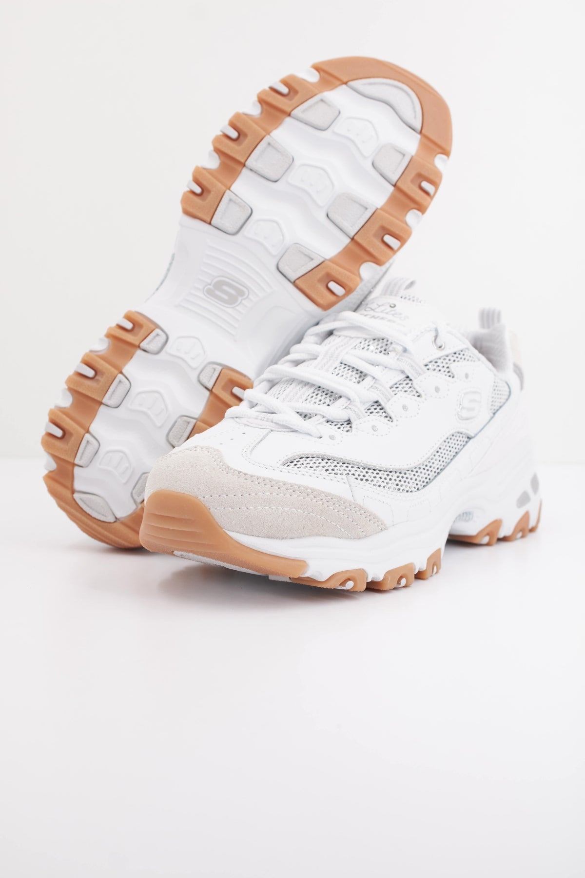 SKECHERS D LITES STELLAR SHIMMER en color BLANCO (5)