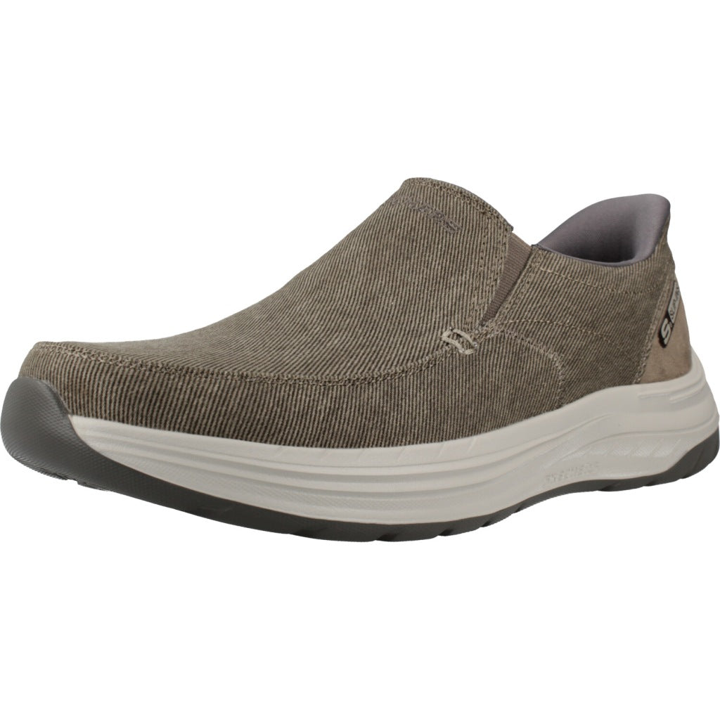 SKECHERS SLIP-INS DECKLAN GULLIVER en color MARRON (1)