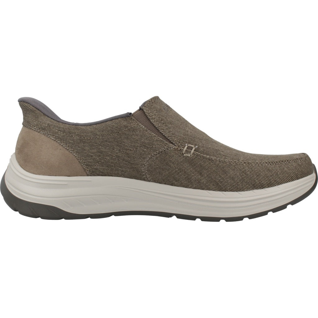 SKECHERS SLIP-INS DECKLAN GULLIVER en color MARRON (4)