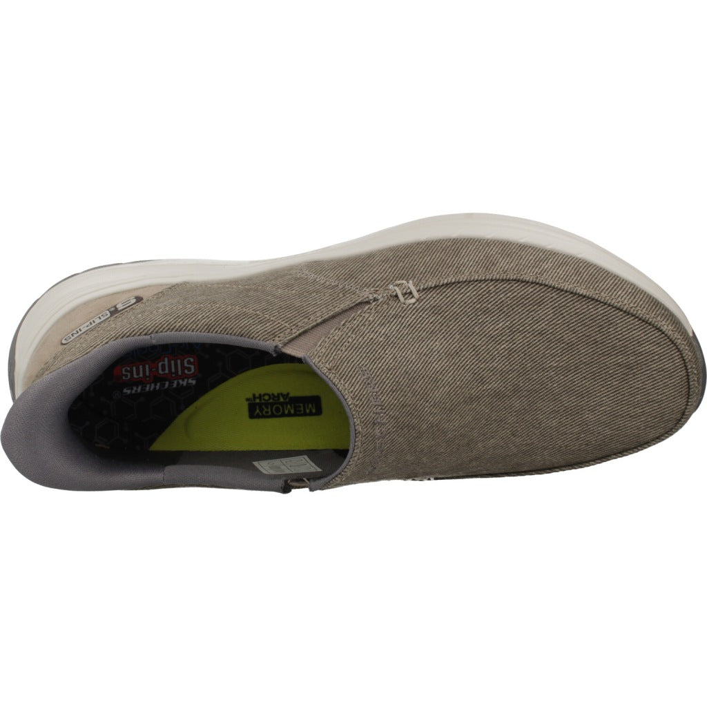 SKECHERS SLIP-INS DECKLAN GULLIVER en color MARRON (7)