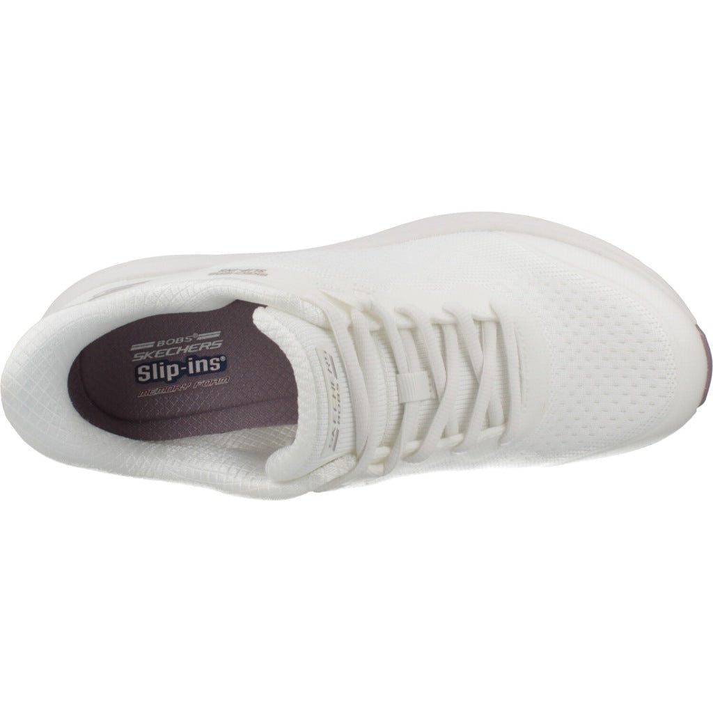 SKECHERS SLIP-INS BOBS SKILLZ TOO ESSENTIAL en color BLANCO (7)