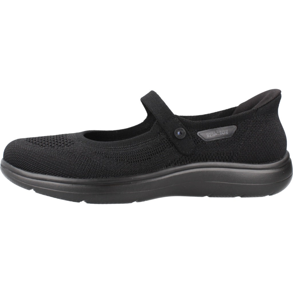 SKECHERS SLIP - INS ON THE GO FLEX RADIANT en color NEGRO (2)