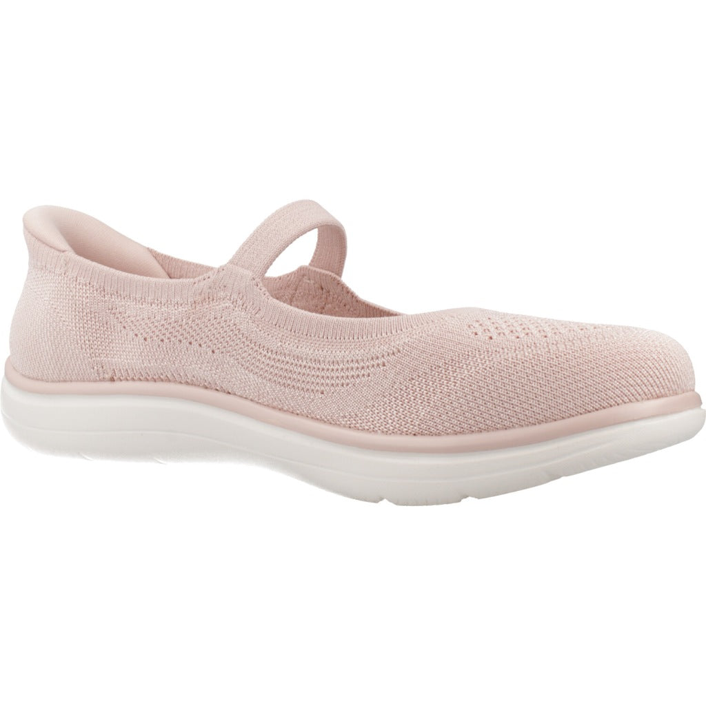SKECHERS SLIP - INS ON THE GO FLEX RADIANT en color ROSA (5)