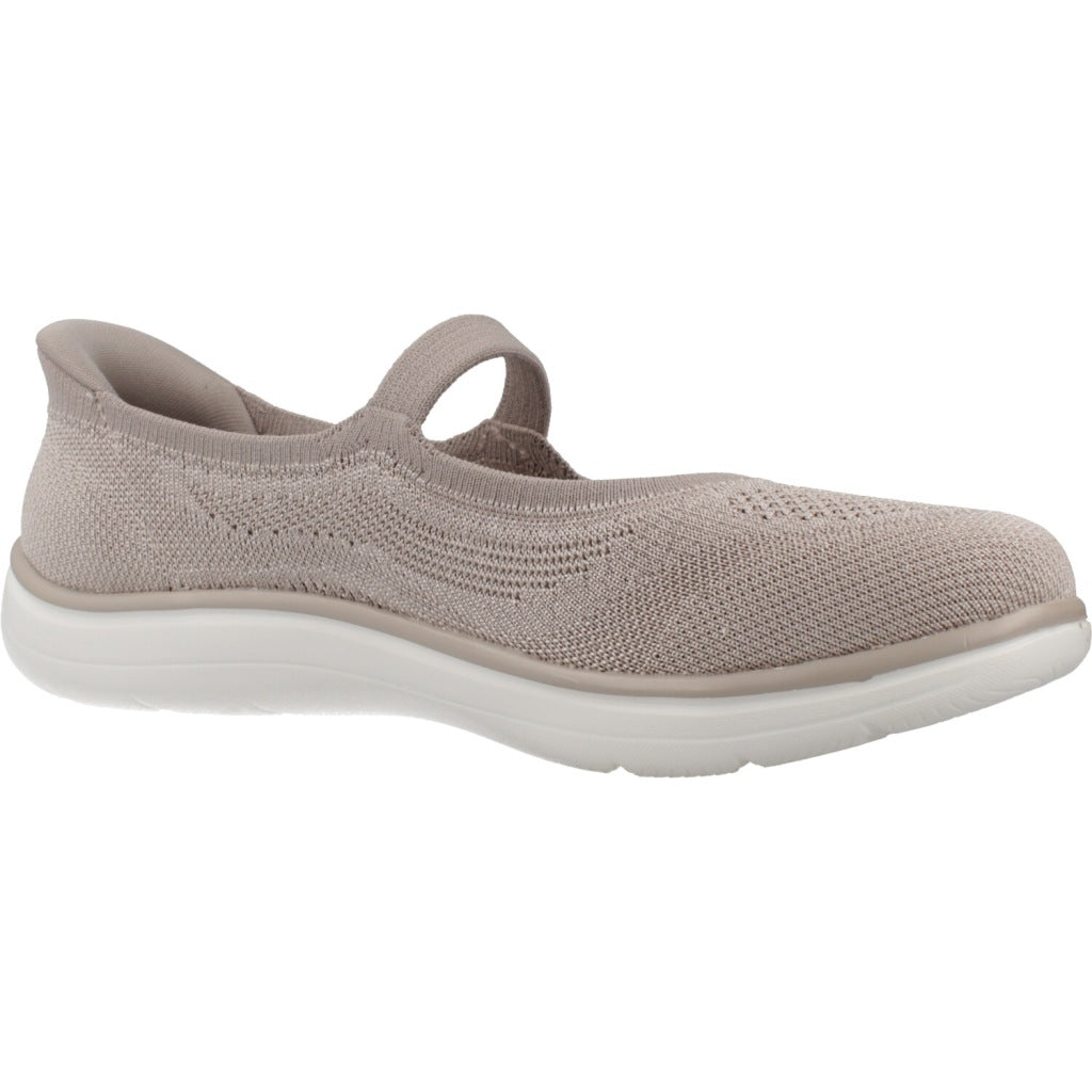 SKECHERS SLIP - INS ON THE GO FLEX RADIANT en color MARRON CLARO (5)