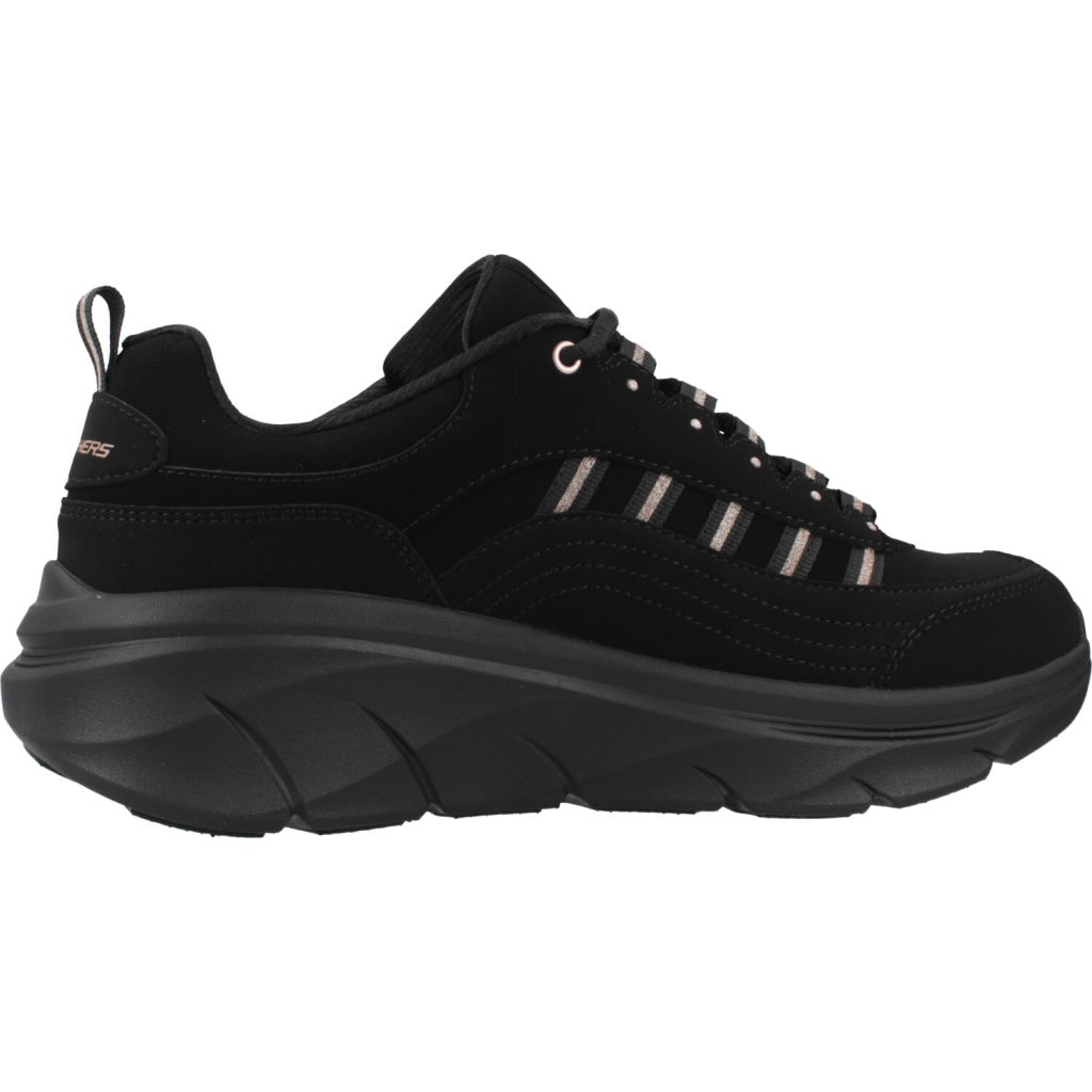 SKECHERS D LUX WALKER . GOLDEN en color NEGRO (4)