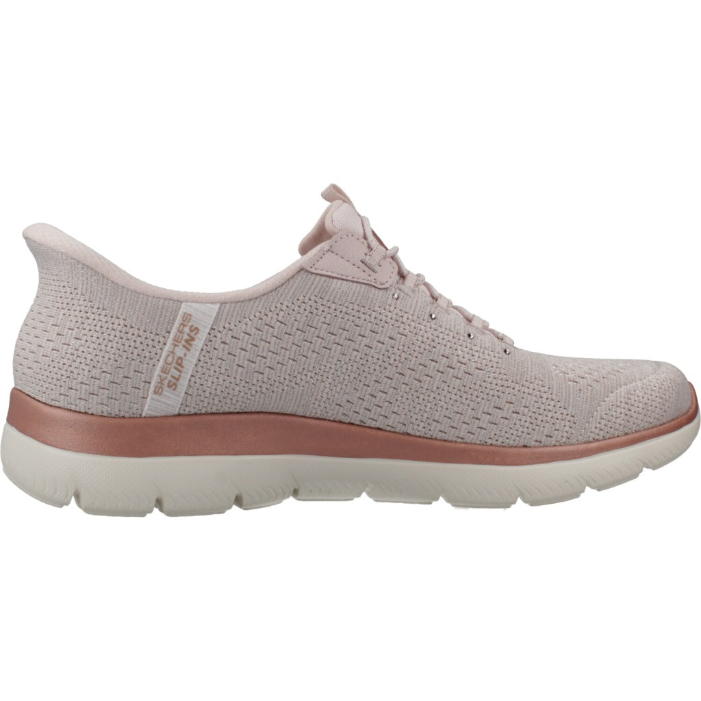 SKECHERS SLIP - INS ARCH FIT SUMMITS SOFT en color ROSA (4)